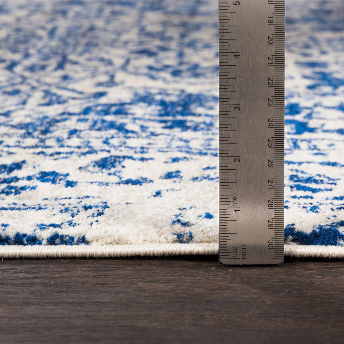 Rachel Navy Traditional Vintage Area Rug by Hauteloom