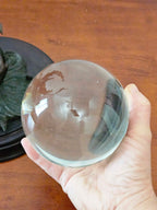 Vintage Franklin Mint "Guardians of the World" Bronze Sculpture & Crystal Ball by Steven D. Lord